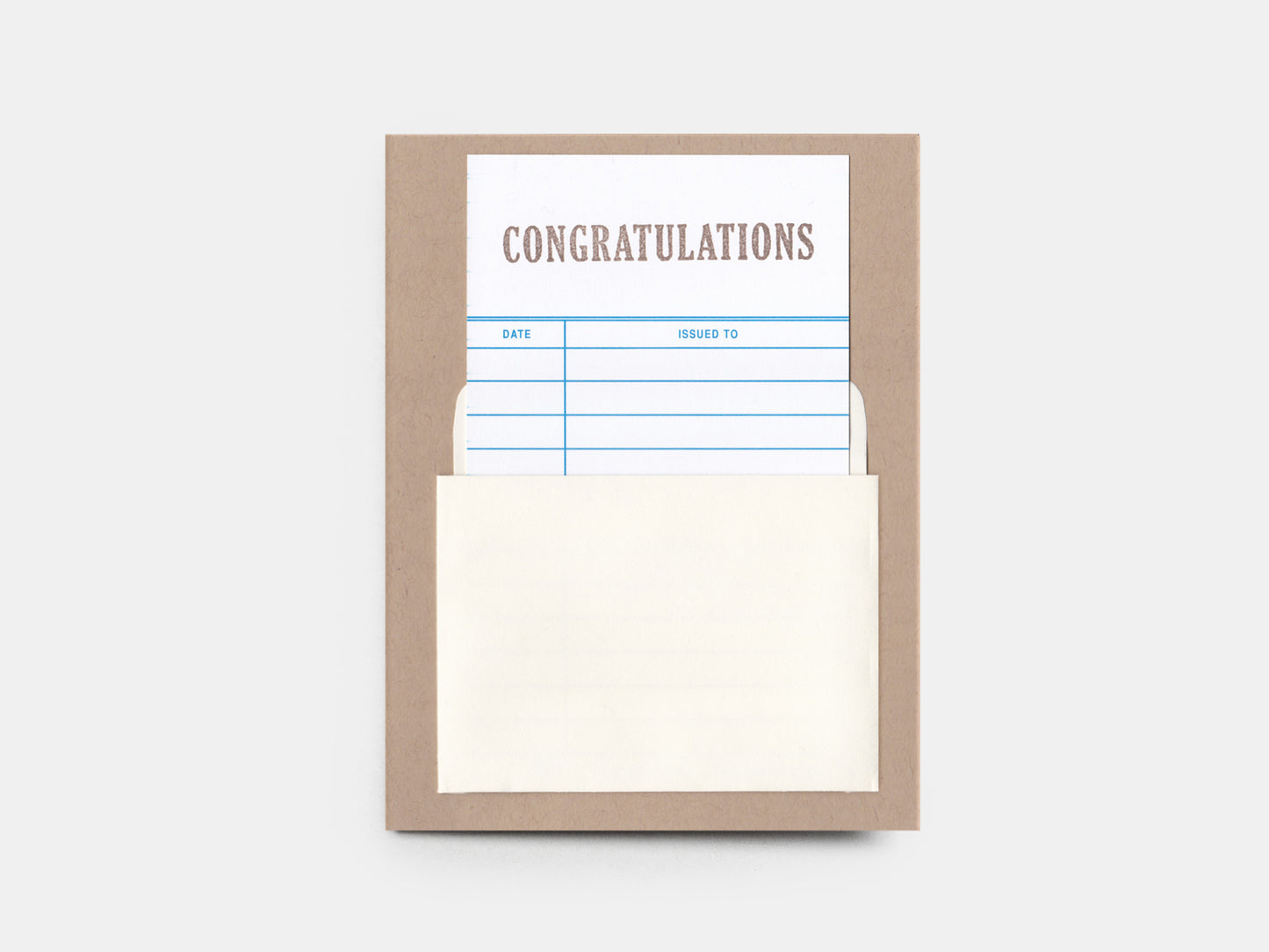 Library Congratulations Card