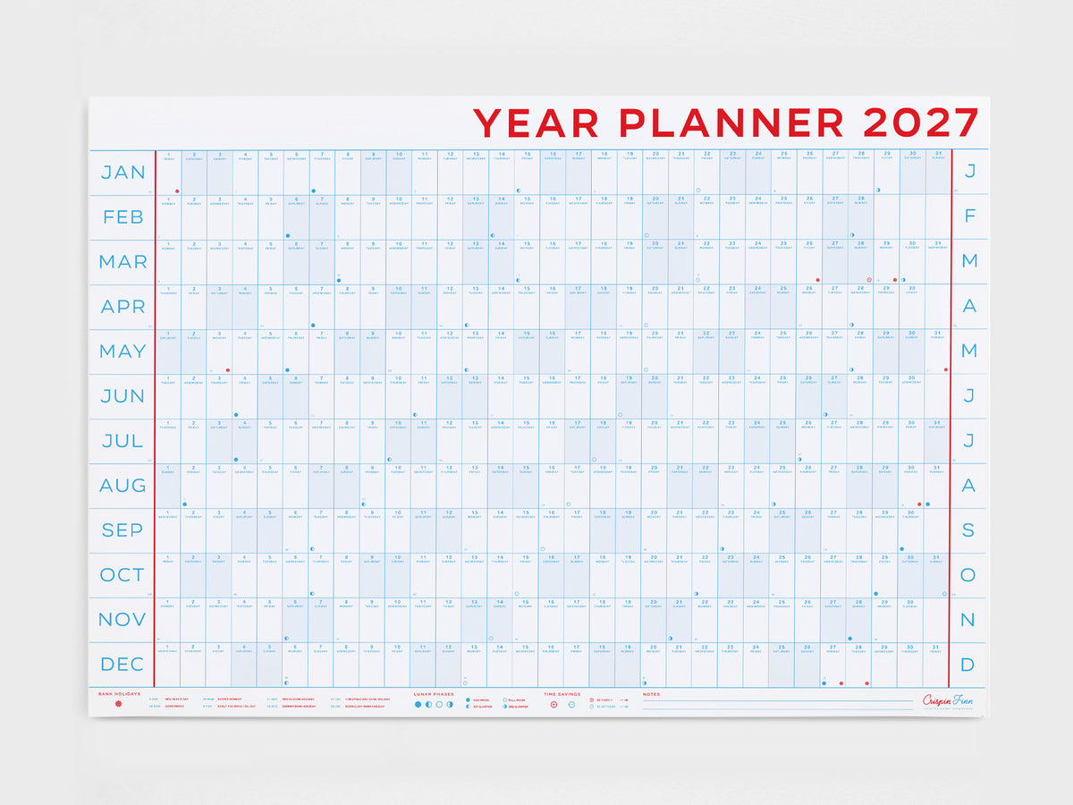 2027 Wall Planner