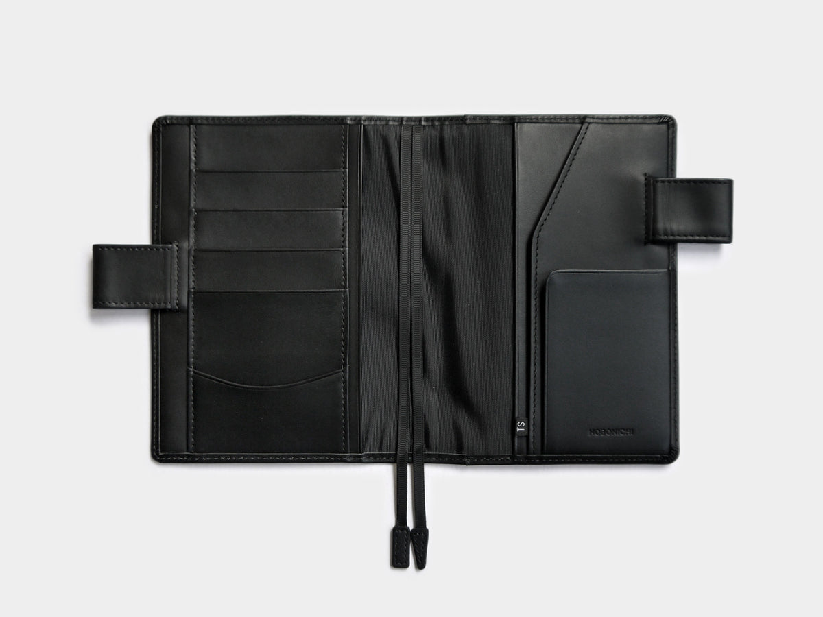Black Leather Hobonichi Cover (A5/A6)