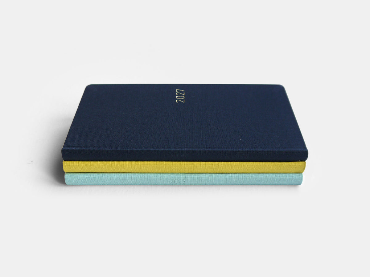 Linen bound Hobonichi Week 2027