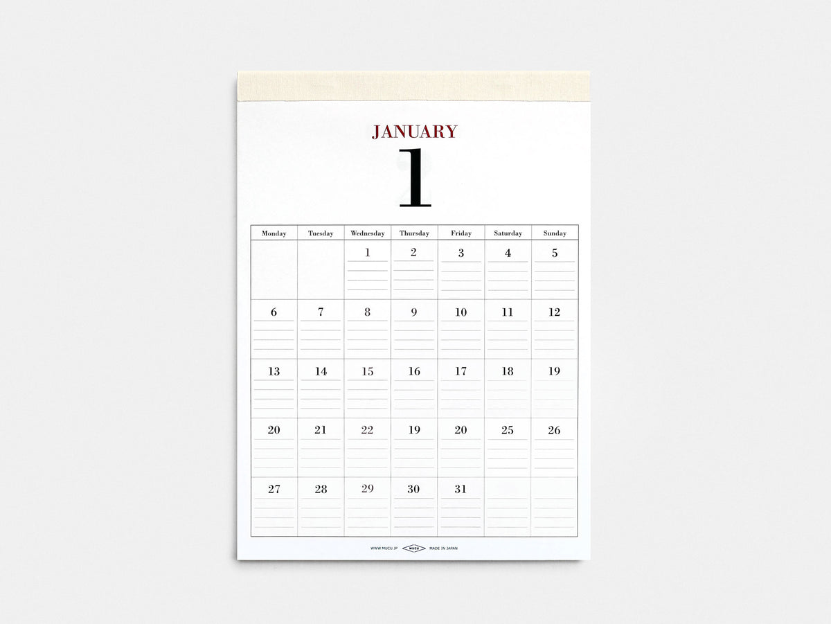 2027 Calendar